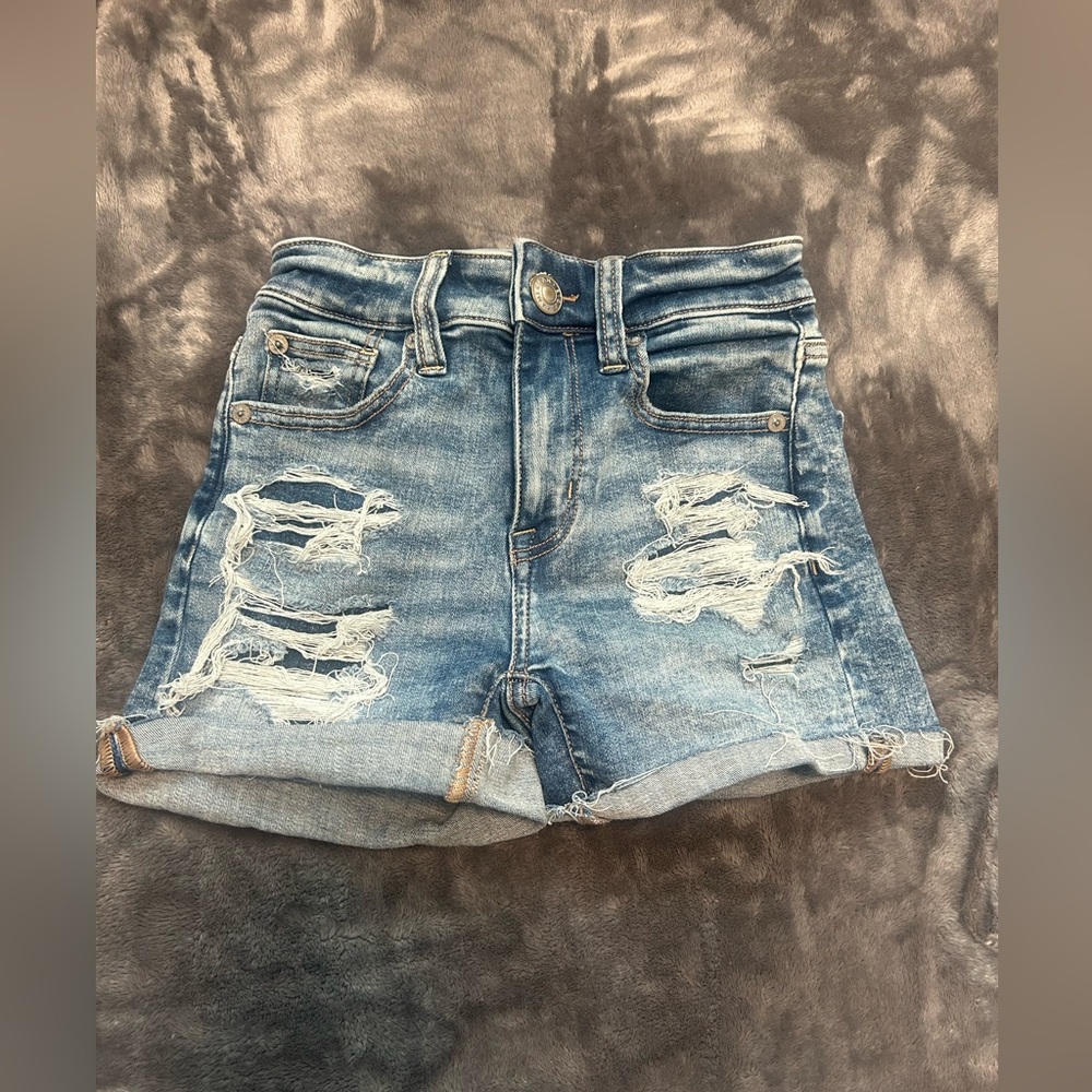 american eagle jean shorts